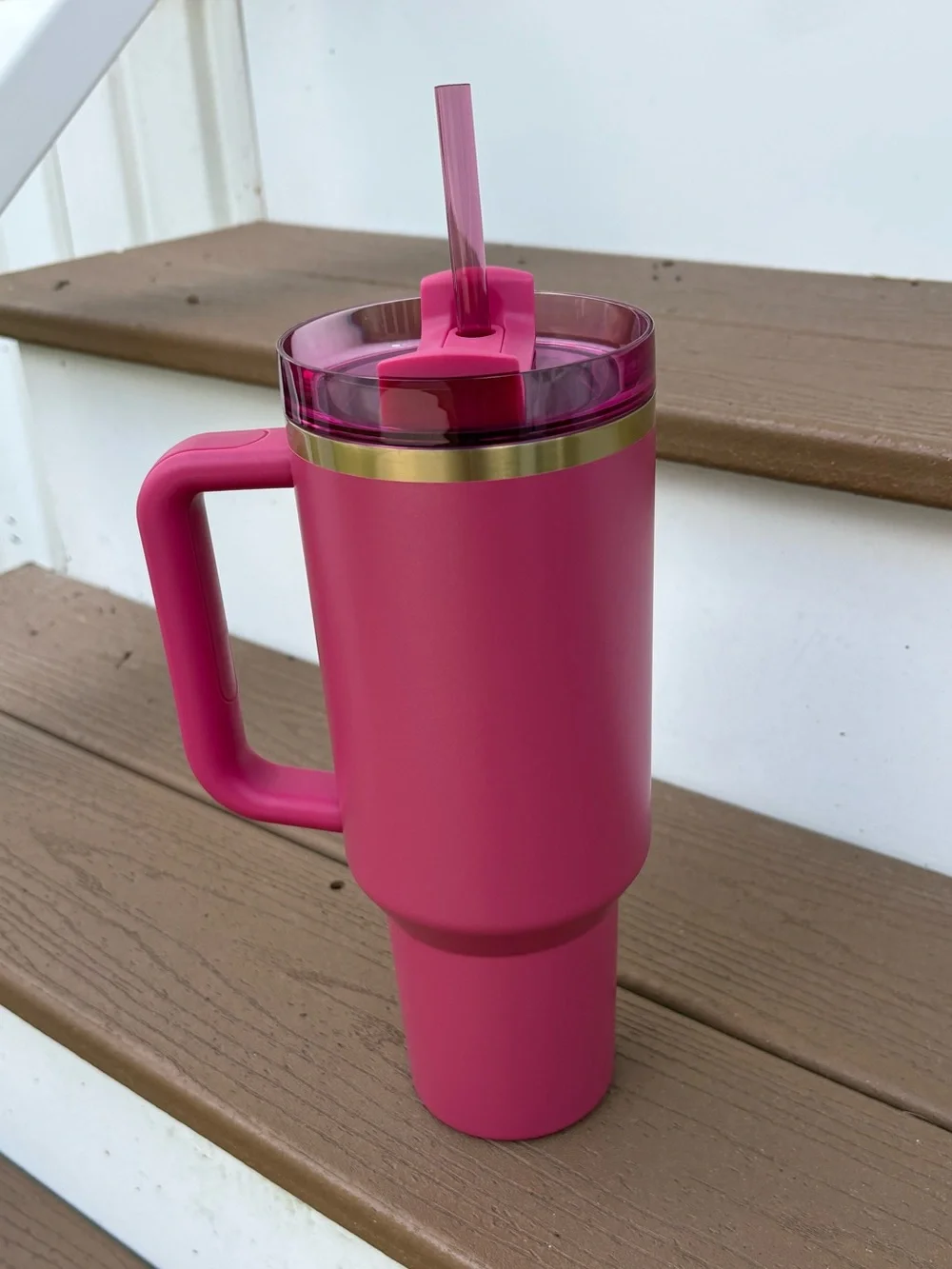 Stanley x Starbucks 40oz Sparkle Pink Tumbler